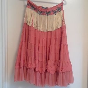 Beautiful Coral Skirt